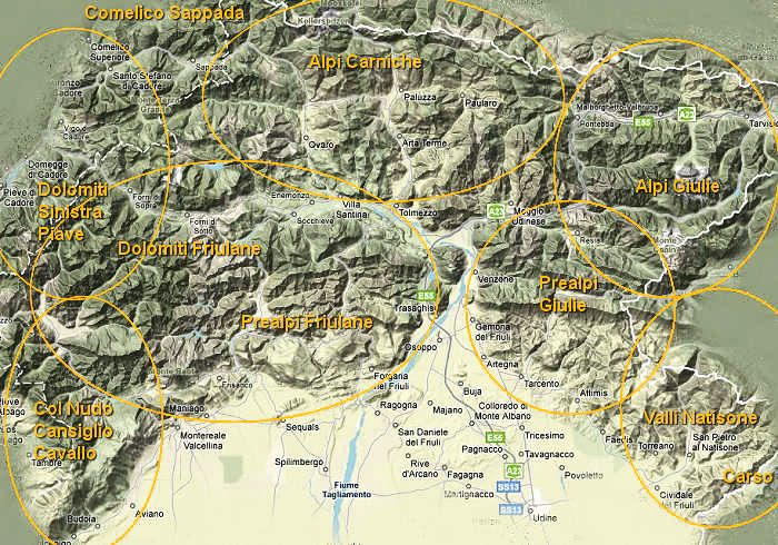 mappa alpi_friuli